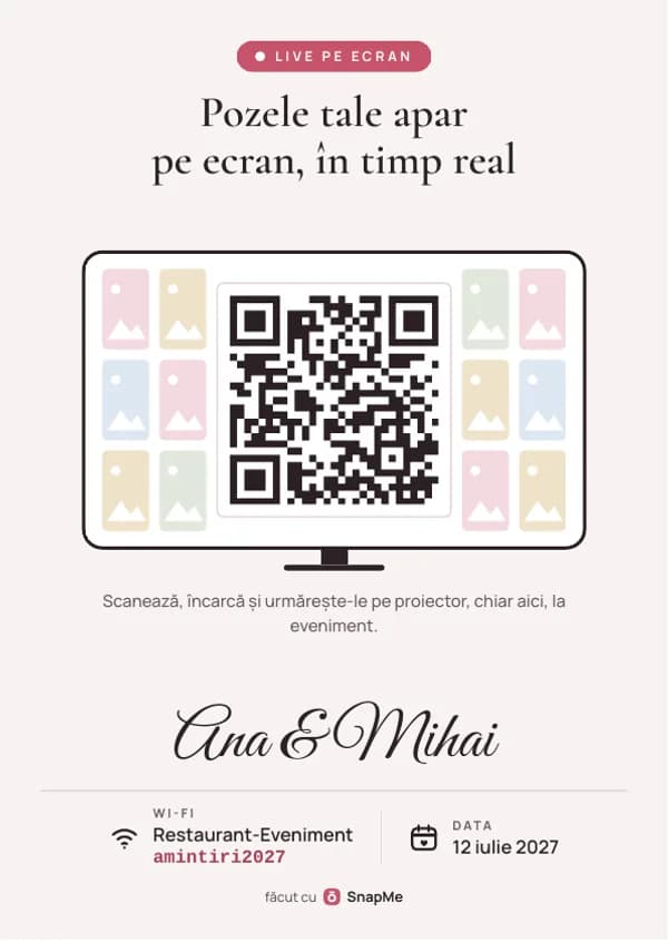 Live pe ecran
